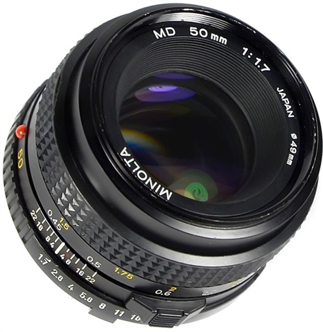 Minolta new MD 50mm f/1.7 レンズ Minolta 50mm f/1.7 MD Mount Lens - Analogue Revival